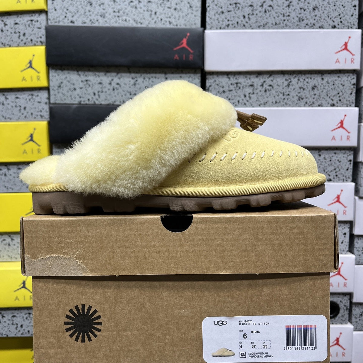 UGG Coquette Slipper 'Soft Yellow'