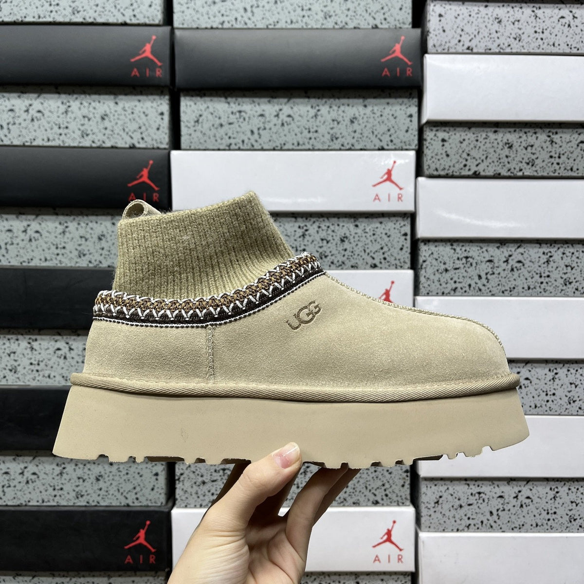 UGG Tazz Braid Mid 'Mustard Seed' — vue 9