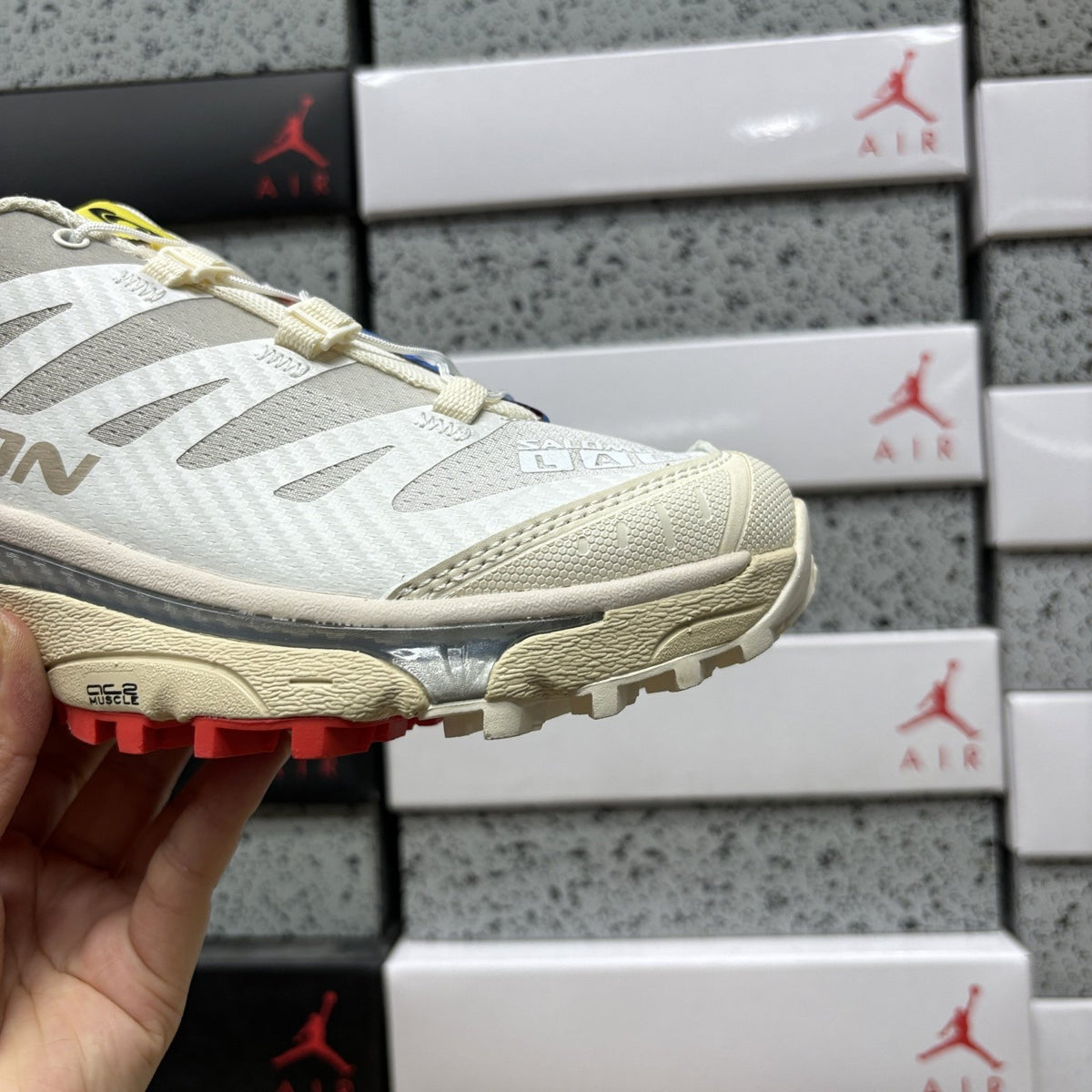Sneakers XT-4 'White Silver Red' — vue 4