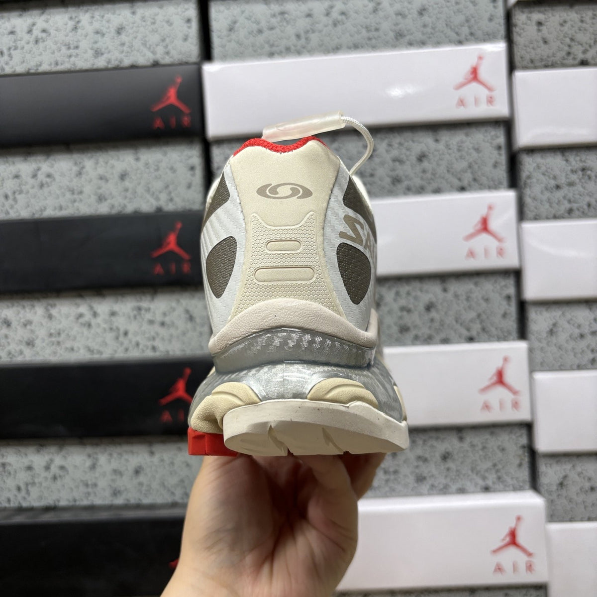 Sneakers XT-4 'White Silver Red' — vue 7