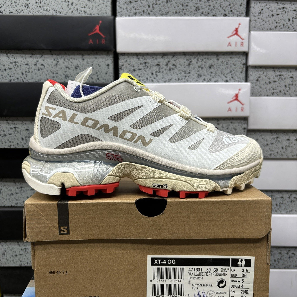 Sneakers XT-4 'White Silver Red' — vue 8