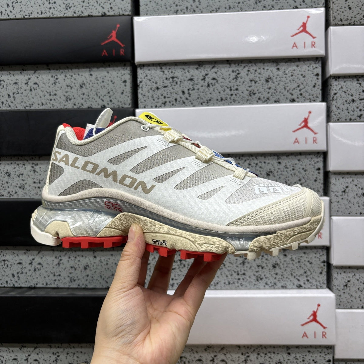 Sneakers XT-4 'White Silver Red' — vue 9
