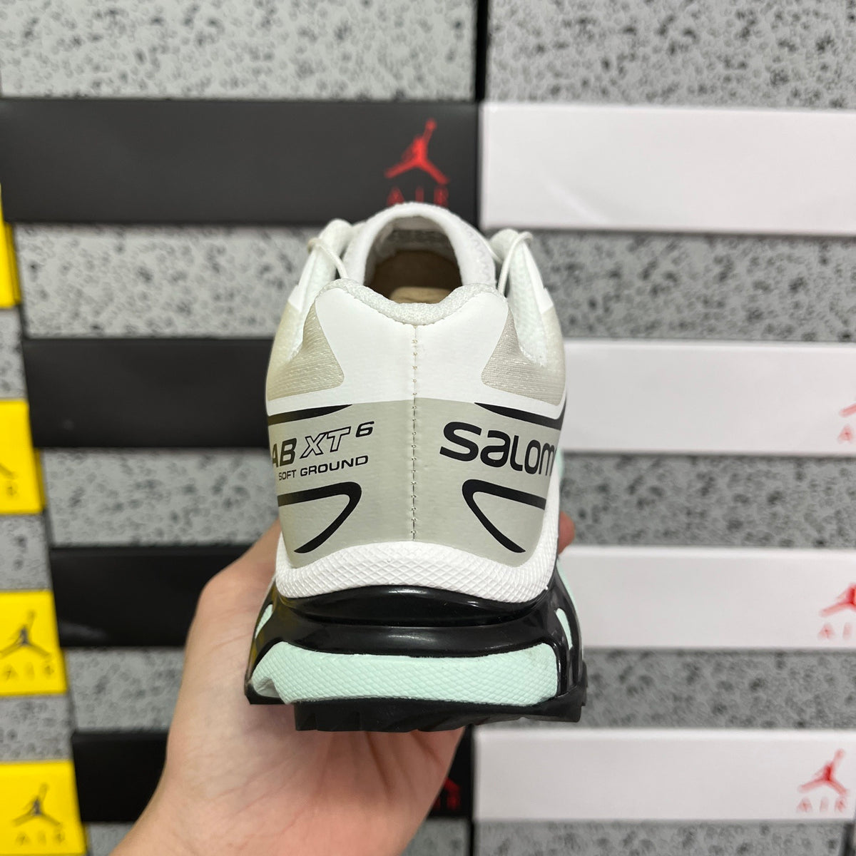 Sneakers XT-6 'Blanc Noir Menthe'