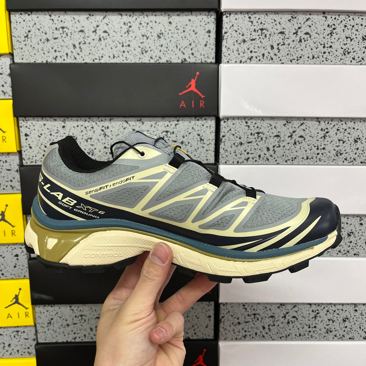 Sneakers XT-6 'Gris Vert Or'