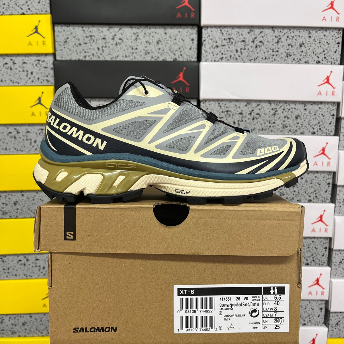 Sneakers XT-6 'Gris Vert Or'