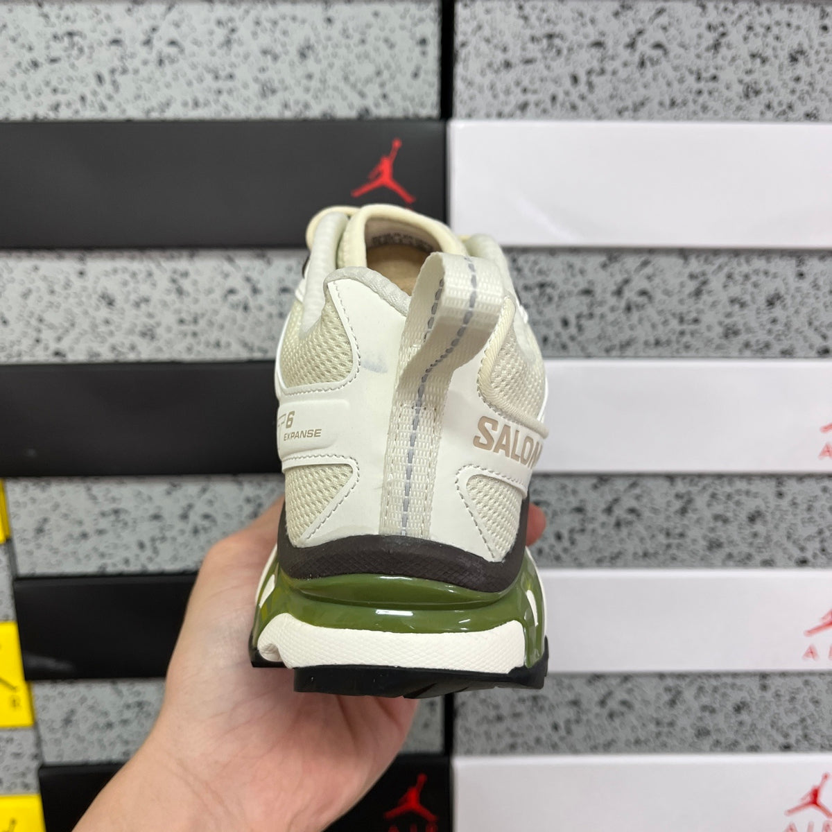 Sneakers XT-6 'Blanc Marron Olive'