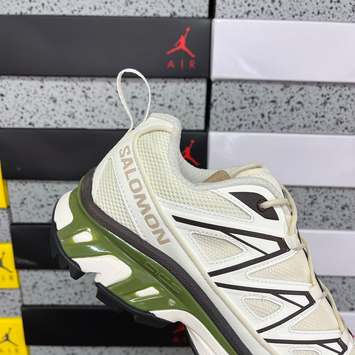 Sneakers XT-6 'Blanc Marron Olive'