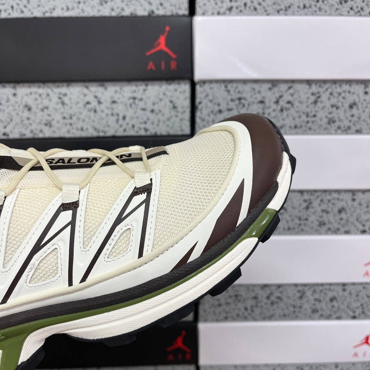 Sneakers XT-6 'Blanc Marron Olive'