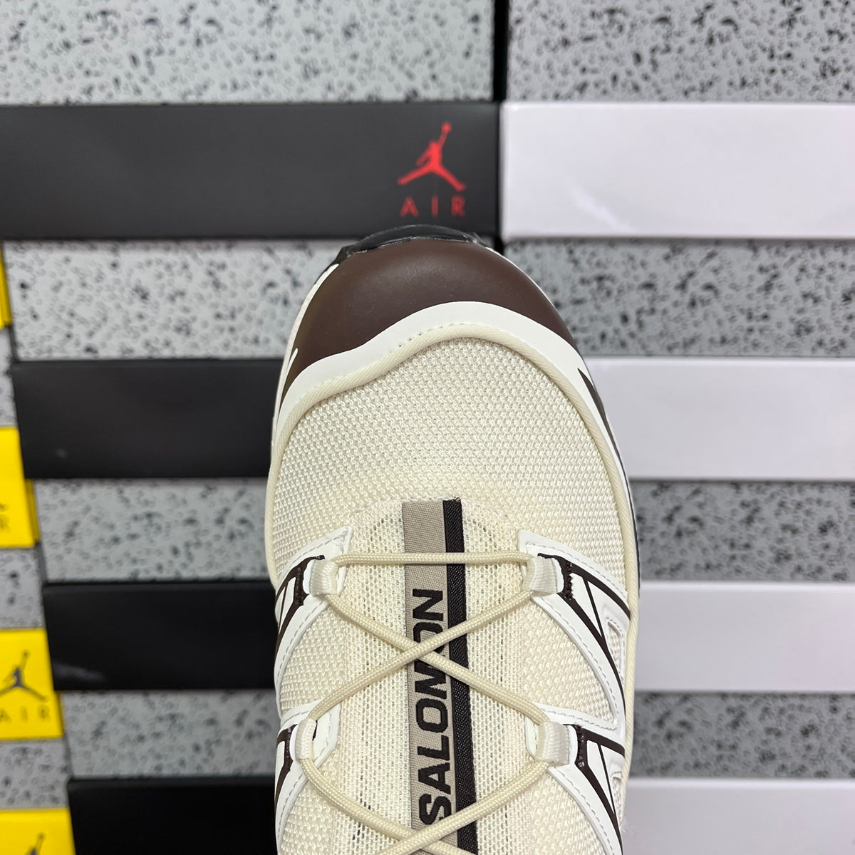 Sneakers XT-6 'Blanc Marron Olive'