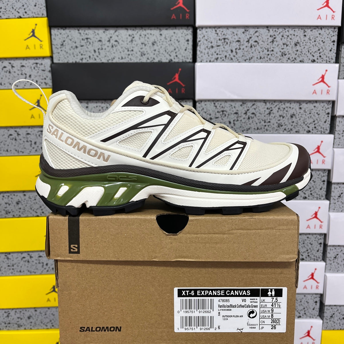 Sneakers XT-6 'Blanc Marron Olive'