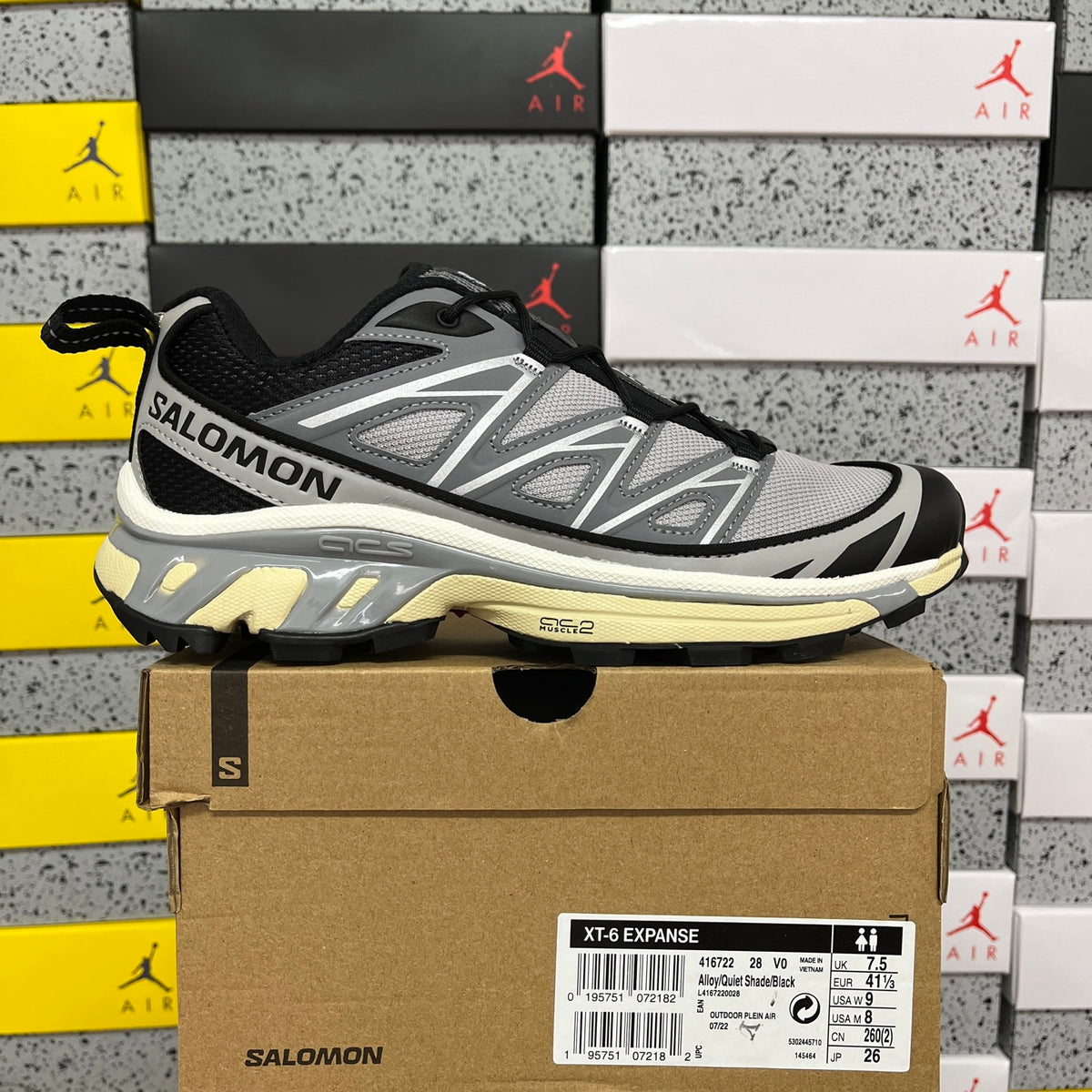 Sneakers XT-6 'Gris Alliage Noir'