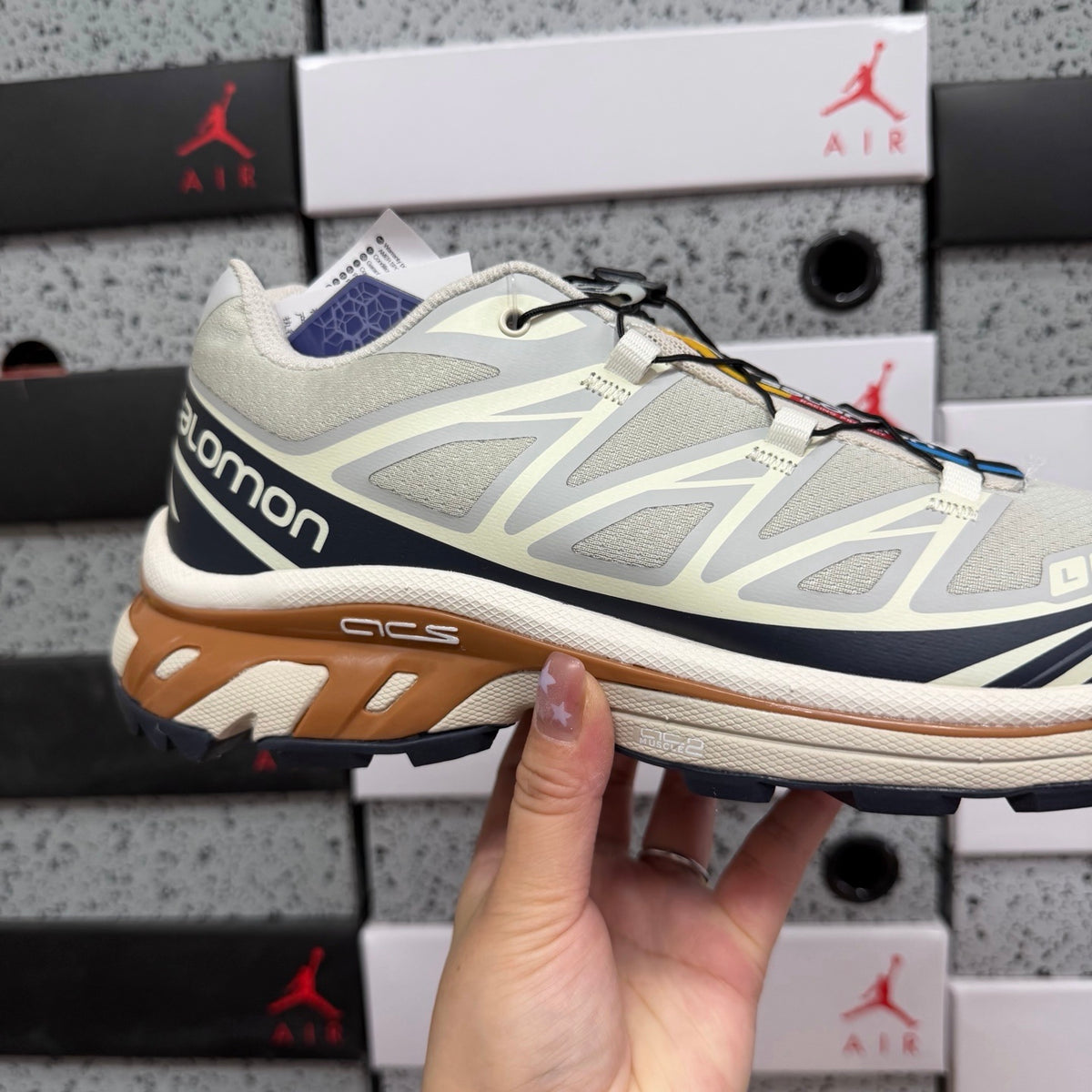 Sneakers XT-6 'Gris Blanc Cuivre'