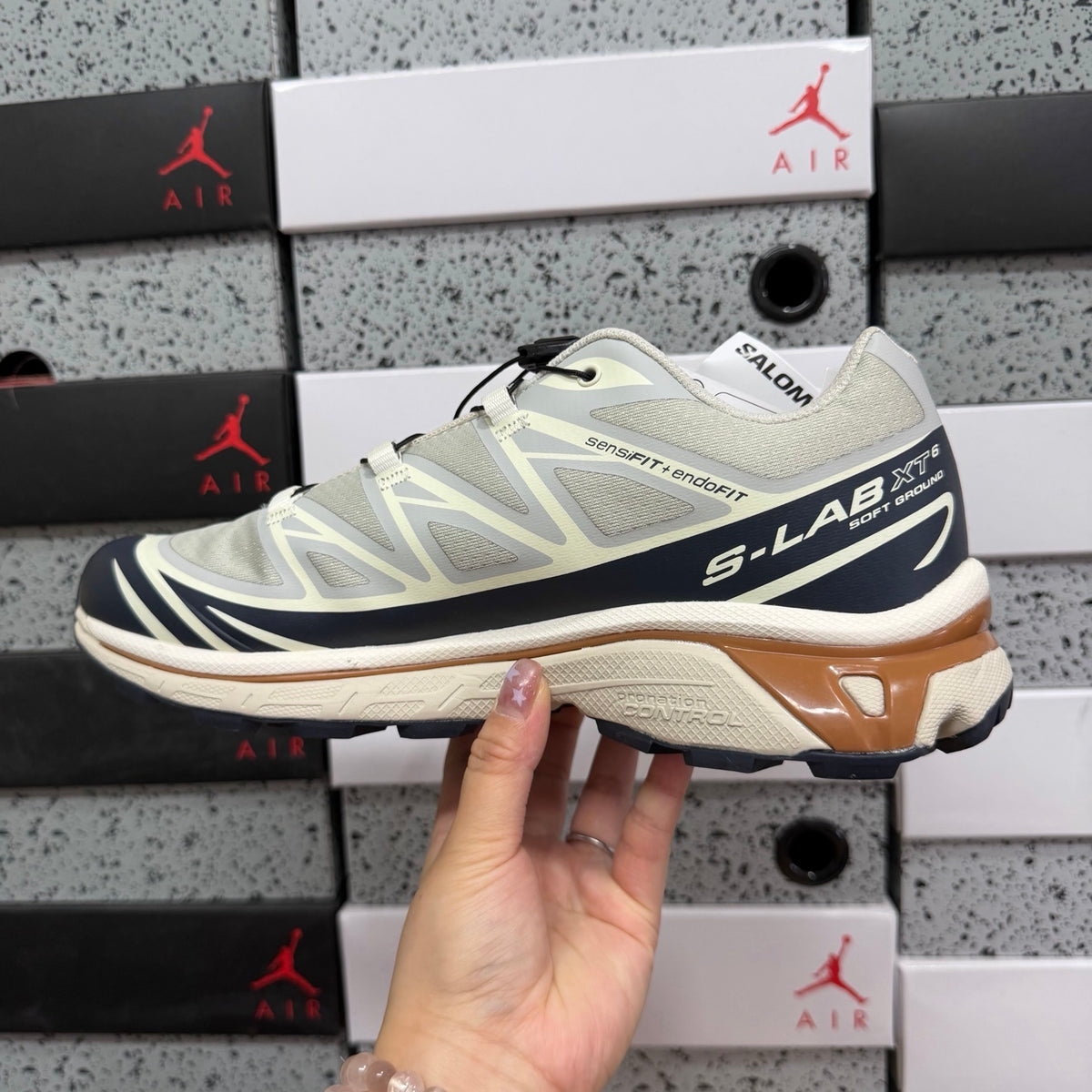 Sneakers XT-6 'Gris Blanc Cuivre'