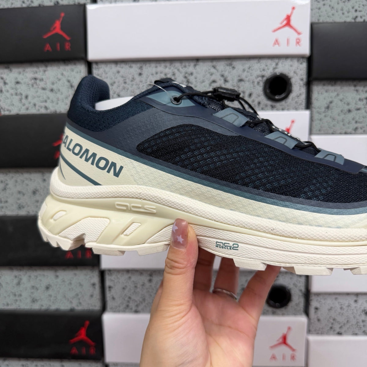 Sneakers XT-6 'Bleu Marine Blanc'