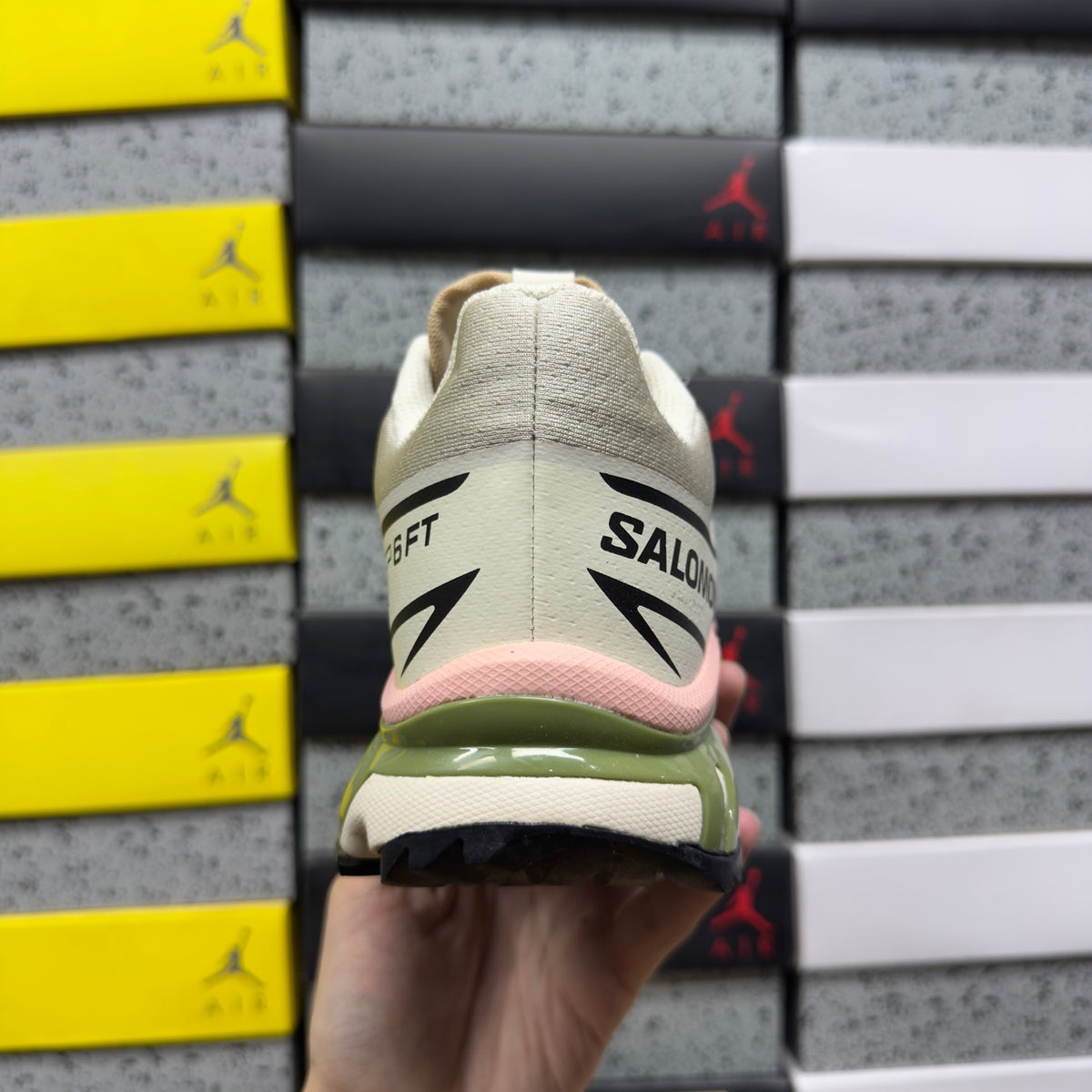 Sneakers XT-6 'Gris Vert Rose'