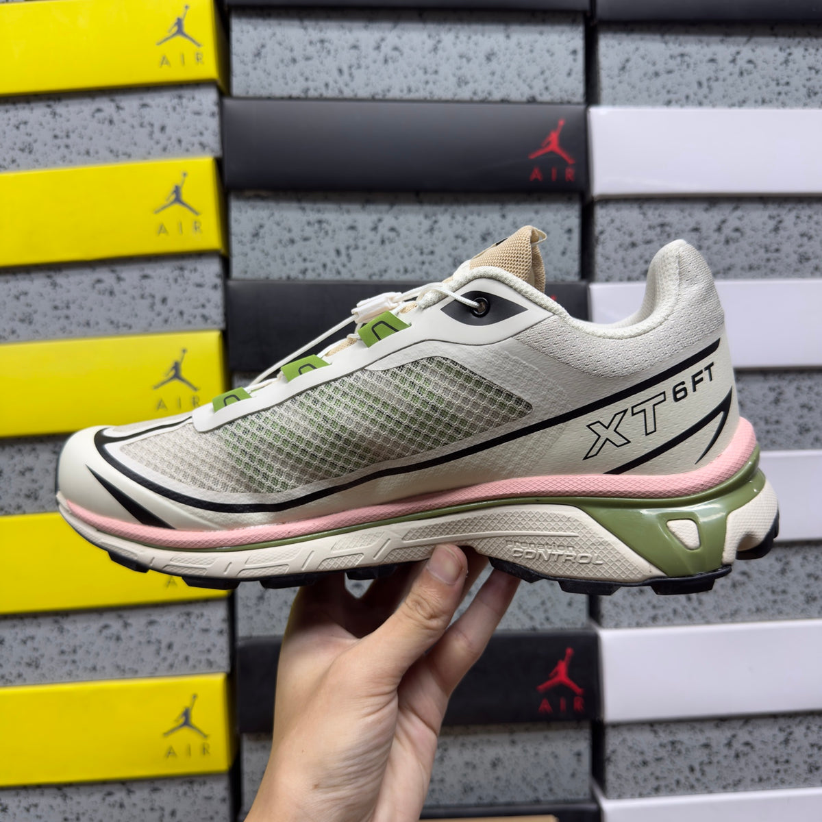 Sneakers XT-6 'Gris Vert Rose'