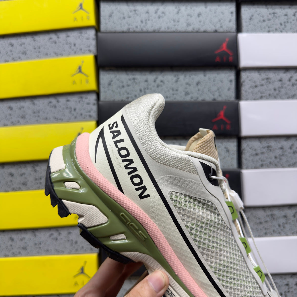 Sneakers XT-6 'Gris Vert Rose'