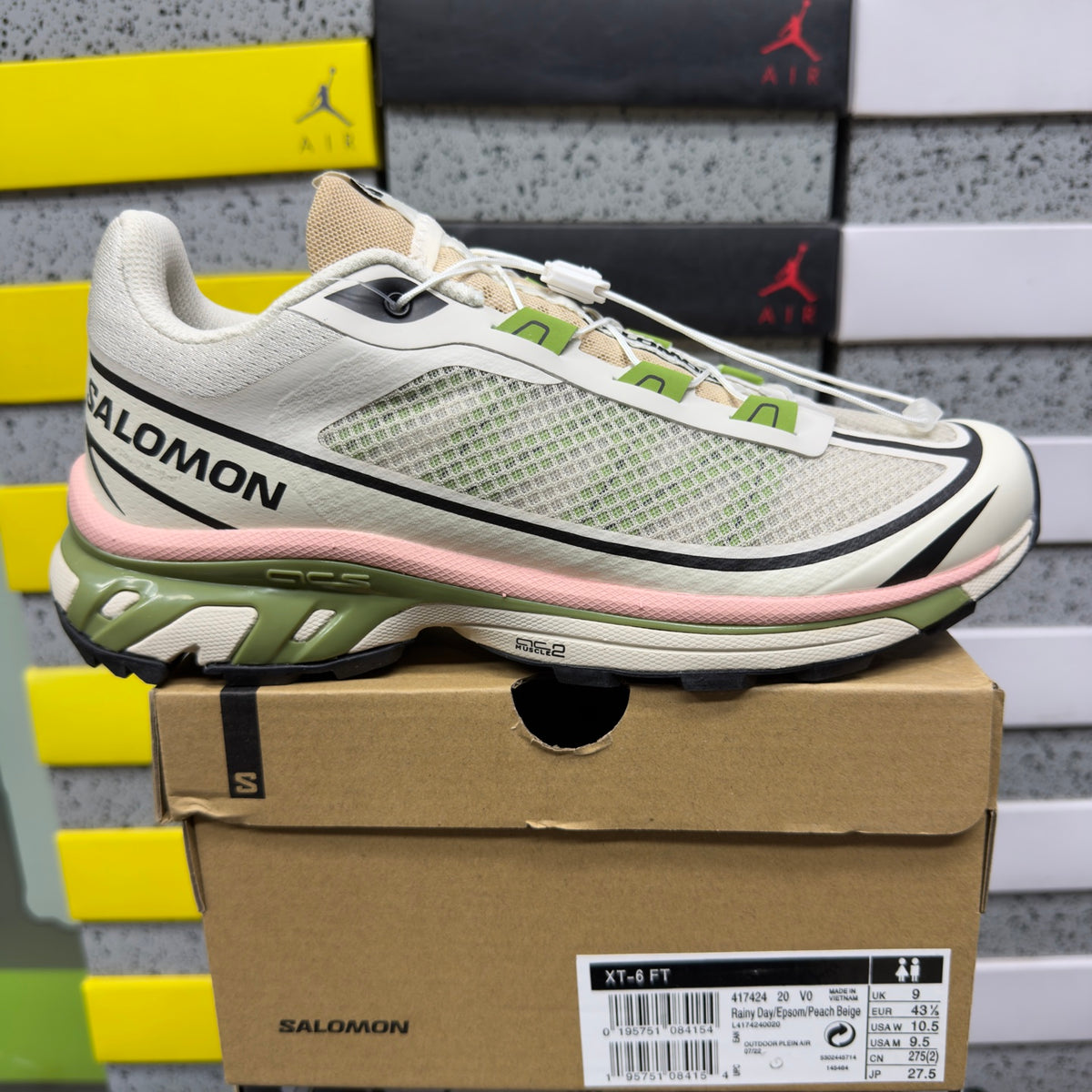 Sneakers XT-6 'Gris Vert Rose'